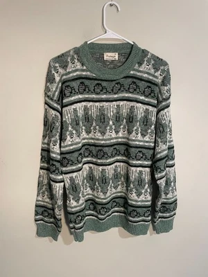 PROTEGE BY TAG Mens Swester Made In U.S.A SIZE M Coogi Style Vtg 90's Y2k - Image 1 of 4