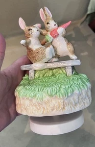 Beatrix Potter The Fierce Bad Rabbit Vintage 1985 Spieluhr Schmid selten - Bild 1 von 9