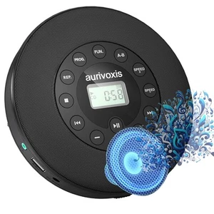 Rechargeable Portable CD Player, mini Boombox with Stereo Speaker LCD Display... - Picture 1 of 6