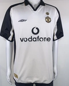 Manchester United 2002 Centenary Revesible Collared Umbro Jersey Size Large - Bild 1 von 12