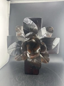 Jan Barboglio Hand Forged Iron and Wood Cross - Picture 1 of 15