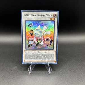 YU-GI-OH! Lollipo Yummy Way JUSH-EN021 Super Rare - Picture 1 of 2