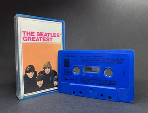 THE BEATLES' GREATEST Cassette **V. SCARCE 70's GERMAN ISSUE** BLUE SHELL & CASE - Picture 1 of 9