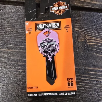 New Harley Davidson Pink House Key Blank KW1 66 - Image 1 of 2