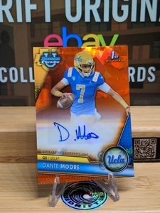 2023 Bowman U Chrome Sapphire – Dante Moore 1st 🔥 Orange #24/25 Auto  - Picture 1 of 10