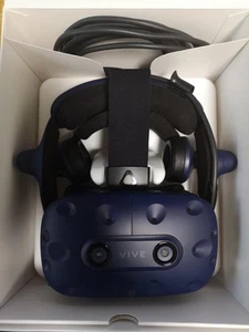 HTC VIVE Pro HMD Upgrade Kit VR Headset w Link Box Japan Used - Picture 1 of 7