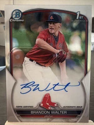 2023 Bowman - Chrome Prospect Autographs Brandon Walter #CPA-BWR (AU, RC) - Image 1 of 2