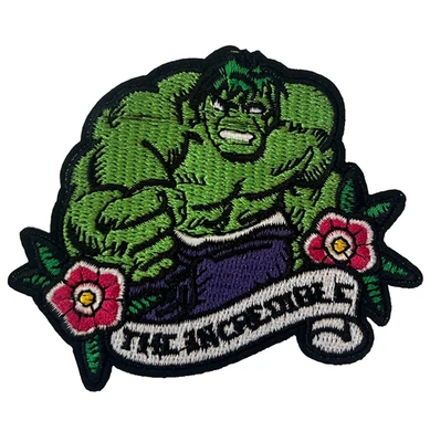 O INCRÍVEL HULK - Personagem Marvel - Patch bordado de ferro - Imagem 1 de 2