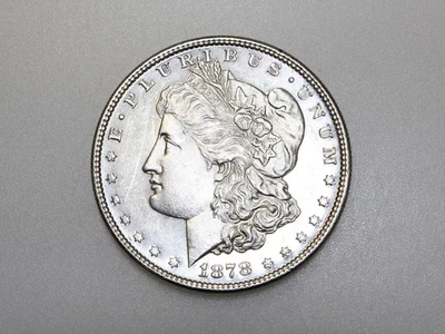 1878-P 7TF $1 MORGAN SILVER ONE DOLLAR PL - Image 1 of 2