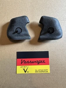 VW GOLF MK1 CONVERTIBLE CABRIOLET CAB CABBIE LEFT RIGHT ROOF LOCK BRACKET COVERS - Picture 1 of 9