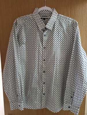 Jasper Conran Mens L/S Shirt Size Large Multi Paisley Patten Cotton VGC - Image 1 of 4