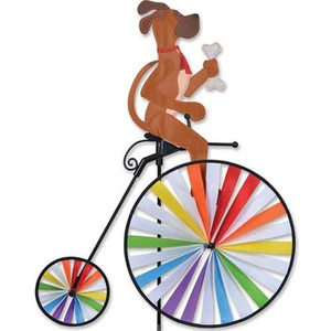 Spinner de viento estacado estilo victoriano estilo centavo para perro en rueda alta PR 26523 - Imagen 1 de 1