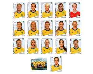 2019 Panini Sticker Soccer FRANCE 2019 Women World Cup SWEDEN Team - Bild 1 von 2