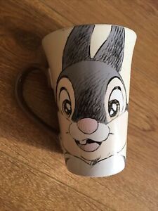 Bambi And Thumper Disney Store Cream & Brown Large Mug