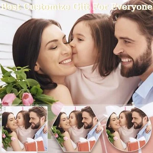 Custom Coasters with Ceramics Personalized Gifts Decorations DIY Your Photo - Picture 1 of 17