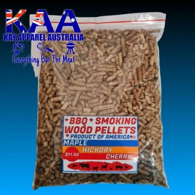 Maple, Hickory, Cherry Competition Blend BBQ Smoking Wood Pellets 1kg - image 1 of 4