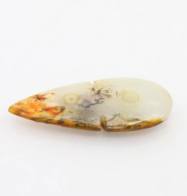 Colección,-tallado chino HeTian jade blanco colgante amuleto D587 Foto 1 de 4