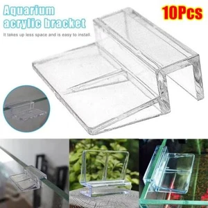10Pcs Transparent Glass Lid Clip Aquarium Accessories - Picture 1 of 17