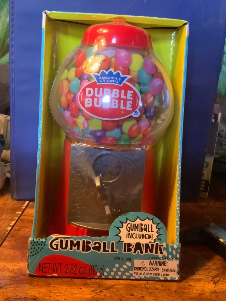 Dubble Bubble Classic Gumball Dispenser Coin Bank - Jan.30-2023