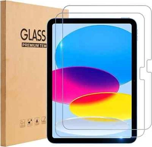 Screen Protector Pack of 2 for Apple iPad 10.2 / 10th Air 4/5 9.7 iPad Mini Pro - Picture 1 of 6