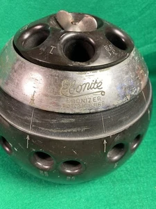 Vintage 1940s Ebonite Ebonizer Finger Sizer Fitting Bowling Ball - Picture 1 of 8