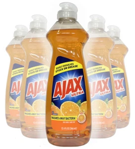 Ajax ORANGE Ultra Dish Washing Detergent Liquid Hand Soap 12.4oz Kitchen Cleaner - Picture 1 of 7