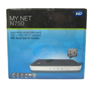 WD - My Net N750 802.11a/b/g/n Dual-Band Wireless Router 718037786506 - Picture 1 of 5