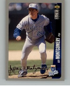1996 Collector's Choice Jeff Montgomery 174 Royals Silver Signature