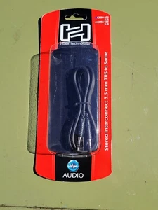 BRAND NEW Hosa CMM-103 Stereo 3.5mm TRS Aux - 3FT CABLE - NEW - PERFECT CIRCUIT - Picture 1 of 4