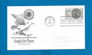 Scott 1326 Search for Peace Jul 5, 1967 Pencil Add ARTMASTER FDC CK1 - Picture 1 of 1