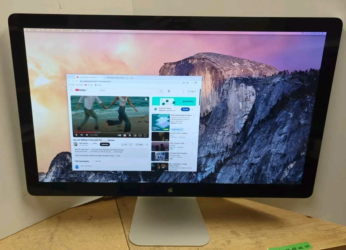 Apple Thunderbolt Display 25-27.9 Inch Computer Monitors for sale