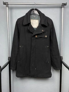 G Star Raw Vintage Wool Ward P Coat Jacket Size L - Picture 1 of 9