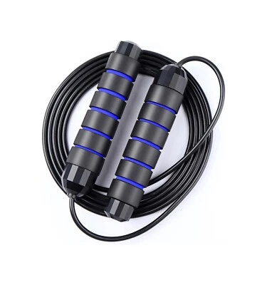 Springseil / Jump Rope / Mit Kugellagern Verstellbares / Drahtseil Training - Bild 1 von 4