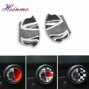 Union Jack Car Interior Door Handle Cover Cap For Cooper S F56 Hatchback F57 - Picture 1 of 6