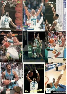 Lote de 67 tarjetas de colección Charlotte Hornets, luto, parroquia, Johnson, Gill, más - Imagen 1 de 10