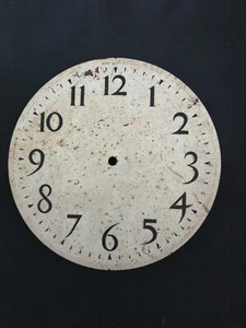 Vintage Uhr Metall Zifferblatt, mit Ziffern, Zifferblätter Uhren, Vintage Shabby Home - Bild 1 von 9