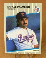 1989 Fleer Update ⚾ RAFAEL PALMEIRO #U-66, Texas Rangers  -  NM/MINT