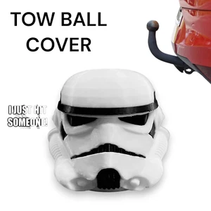 STORMTROOPER Tow Bar Ball Cover/Cap fits Car, estate caravan camper, 50mm towing - Picture 1 of 3