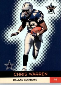 2000 Pacific Vanguard Football #84 Chris Warren - Dallas Cowboys