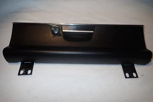 Mercedes W114-W115Glove Box Door with lock and opening BLACK 1 Handle/latch&KEY - Picture 1 of 3