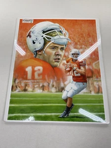 Art Print Texas Longhorns Colt Mccoy 4/50 Ben Teeter Sealed Never Opened 16x20 - Picture 1 of 5