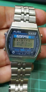 RARE SEIKO Y749-5140 ALBA DIGITAL WATCH MODULE WORK SELL SPARE PARTS REPAIR - Picture 1 of 7