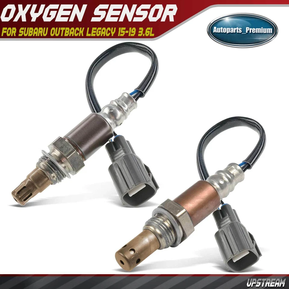 2Pcs Upstream Left & Right O2 Oxygen Sensor for Subaru Outback Legacy 15-19 3.6L Foto 1 de 4