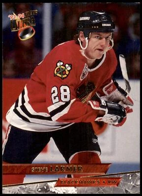 Steve Larmer #129 1993-94 Ultra - Image 1 of 2