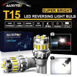2PCS T15 W16W CANbus Free LED White 6500K Light Reverse Bright for VF Commodore - Picture 1 of 11