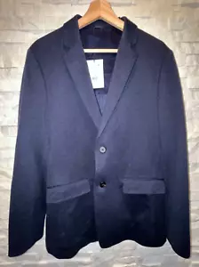 NWT Men's THEORY Clinton Eclipse Multi Sartorial Cotton Jersey Jacket Navy 42R - Picture 1 of 9