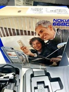 Nokia 6680 Black Mobile Phone Old Stock Rare collectors MOBILE PHONE Cell GSM 2 - Photo 1 sur 5