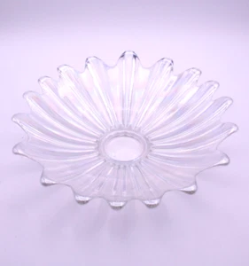 Iridescent Celestial Starburst Bowl 11" Federal Glass Vintage 1960s - Picture 1 of 6