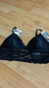 Daisy Fuentes Intimate Crochet Long Line Padded V Neck Pull- On Size 1X New. - Picture 1 of 4