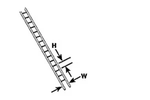 Plastruct Styrene LS-16 (90675) 1 x 300mm Long 19.1mm Wide 1/24th Scale Ladder - Picture 1 of 3